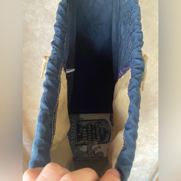 Kipling Navy Backpack with Adjustable Straps and Flap Closure NBA Entertainment - Picture 8 of 10